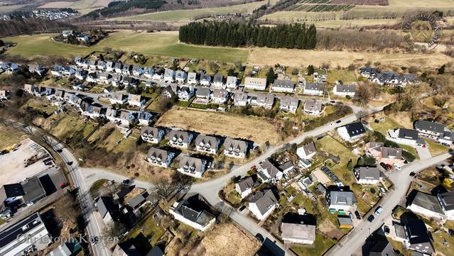 Drone shot with a view to the Kienegge with the Gierskopp in the foreground