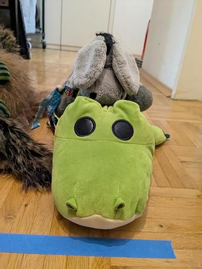 Kontrahent 2: Herausforderer ist Esel Timothy auf Alligator Lukas